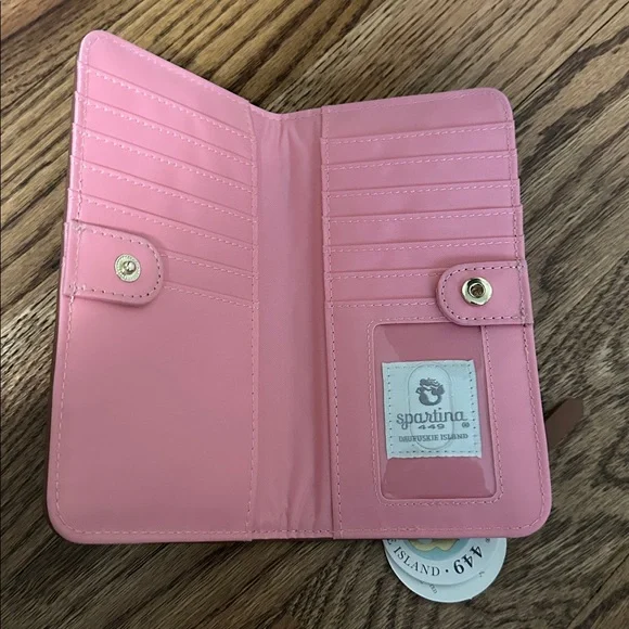 NWT SPARTINA Small Snap Wallet Callawassie Pineapple **ONLY 1 LEFT** - Picture 8 of 8